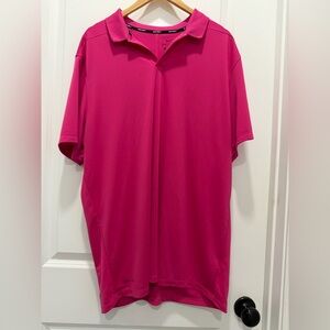 Nike Golf Men's Bright Pink Polo Shirt